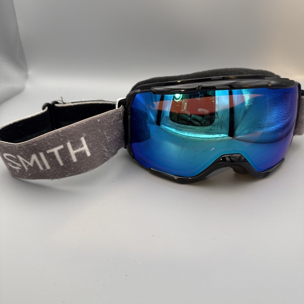 Smith Authentic Black Goggles Everyday Mirror Lens Ski Snowboarding Mirror lens